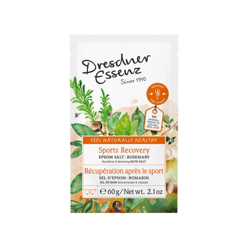 Dresdner - Essenz Natural Sel De Bain/Bath Salt Sports Recovery 60G/2.1Oz - Limolin 