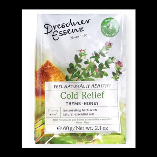 Dresdner - Essenz Natural Sel De Bain/Bath Salt Thyme-Honey/Miel Cold Relief 60 Gm - Limolin 