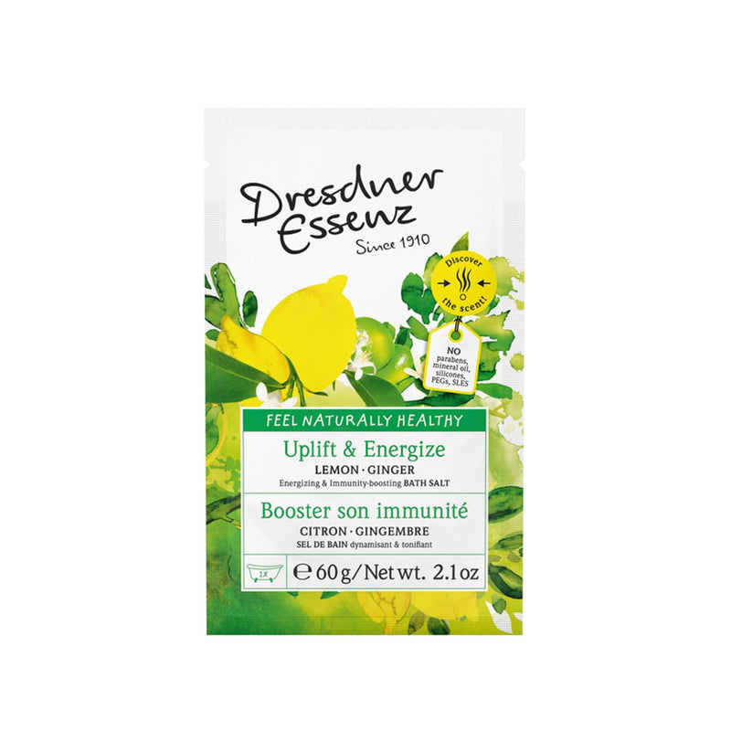 Dresdner - Essenz Natural Sel De Bain/Bath Salt Uplift & Energize 60G/2.1Oz - Limolin 