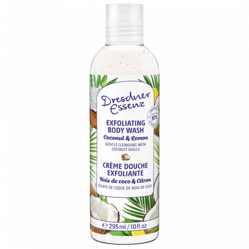 Dresdner - Essenz Wellness Body Wash Exfoliating Coconut & Lemon 10 Fl.Oz / 295Ml - Limolin 