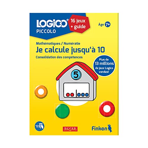Dude Distribution - Logico Piccolo, Je Calcule Jusqu'À 10 (16 Fiches) - Limolin 