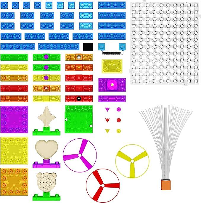 E-Blox - Build Your Own - Glowing Led Fm Radio - 395 Projects - Limolin 
