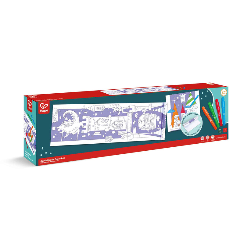Hape - CASTLE DOODLE PAPER ROLL