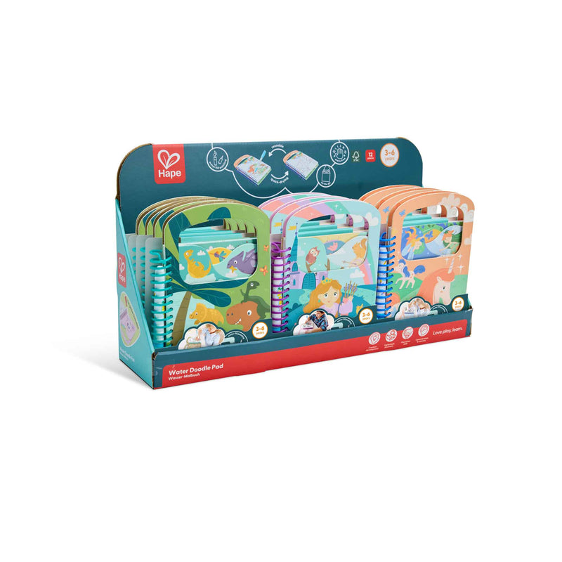 Hape - WATER DOODLE PAD (12PCS/DISPLAY)