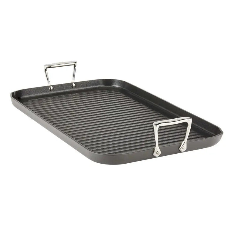 All-Clad HA1 Double-Burner Grill Pan E6524164, 13 × 20 in.
