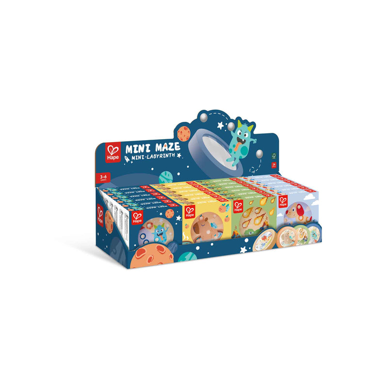 Hape - MINI MAZE  (24PCS/DISPLAY-4 ASST)