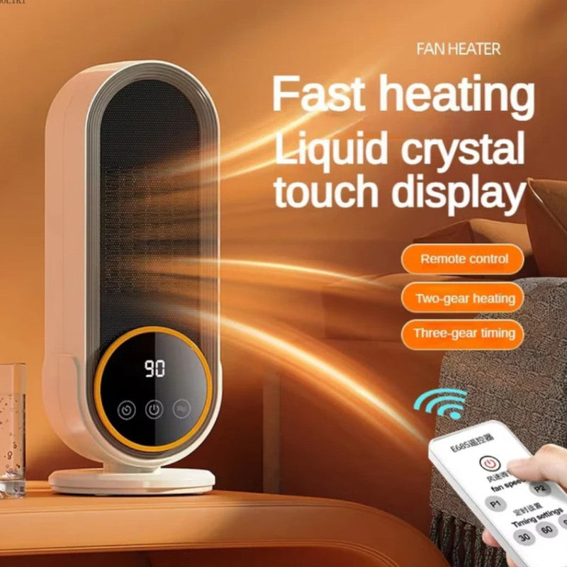 FAN HEATER E68S PTC Ceramic Heater With Remote Control