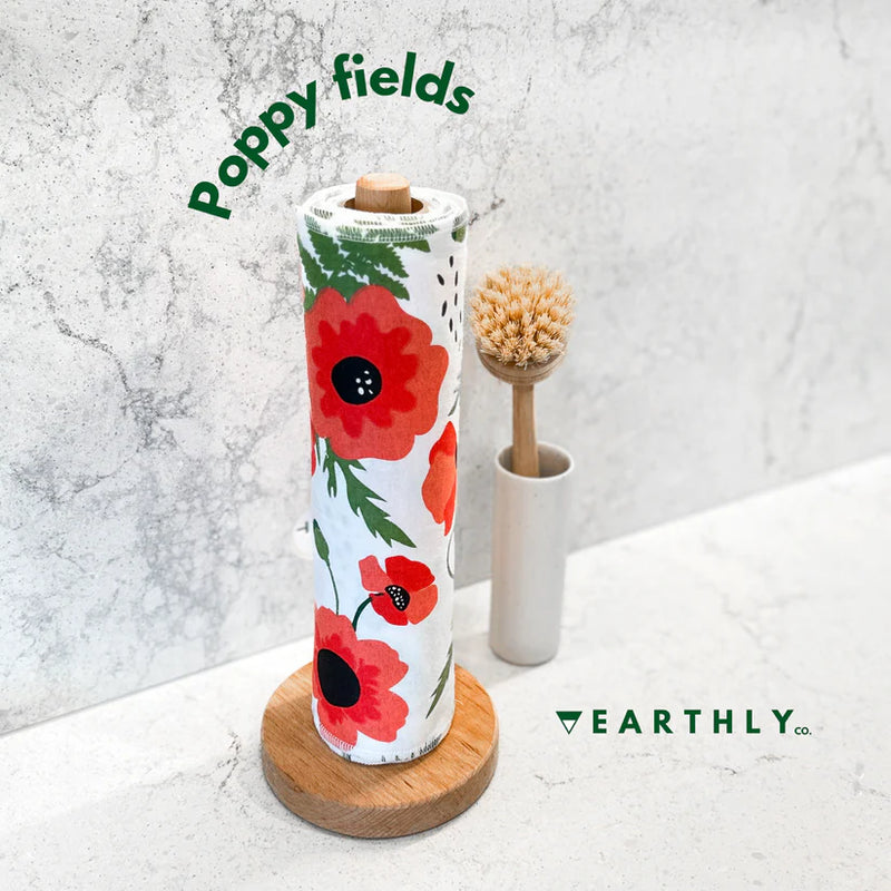 EARTHLY CO - Notpaper Towel 10/PK-Poppy Fields - Limolin 