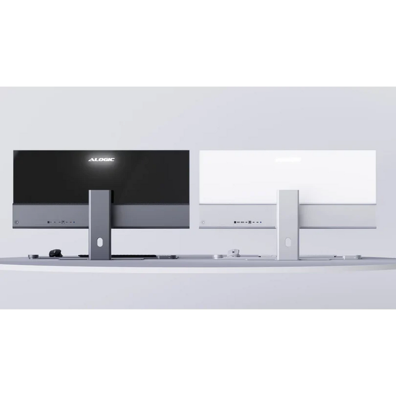 Alogic - Ultrawide Monitor 40" QHD 100Hz with USB-C Hub & 90W PD ? Silver