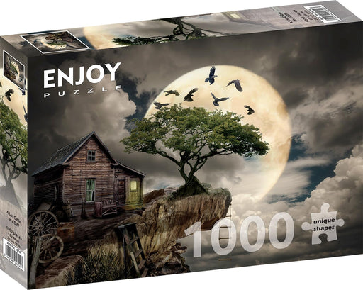 ENJOY - A Log Cabin on a Cliff (1000-Piece Puzzle) - Limolin 