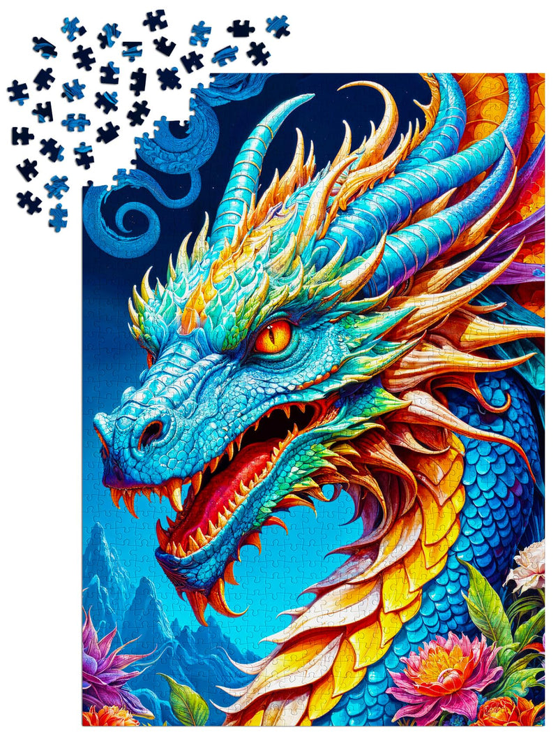 ENJOY - Blue Dragon (1000-Piece Puzzle) - Limolin 