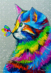 ENJOY - Bright Cat and Butterfly (1000-Piece Puzzle) - Limolin 