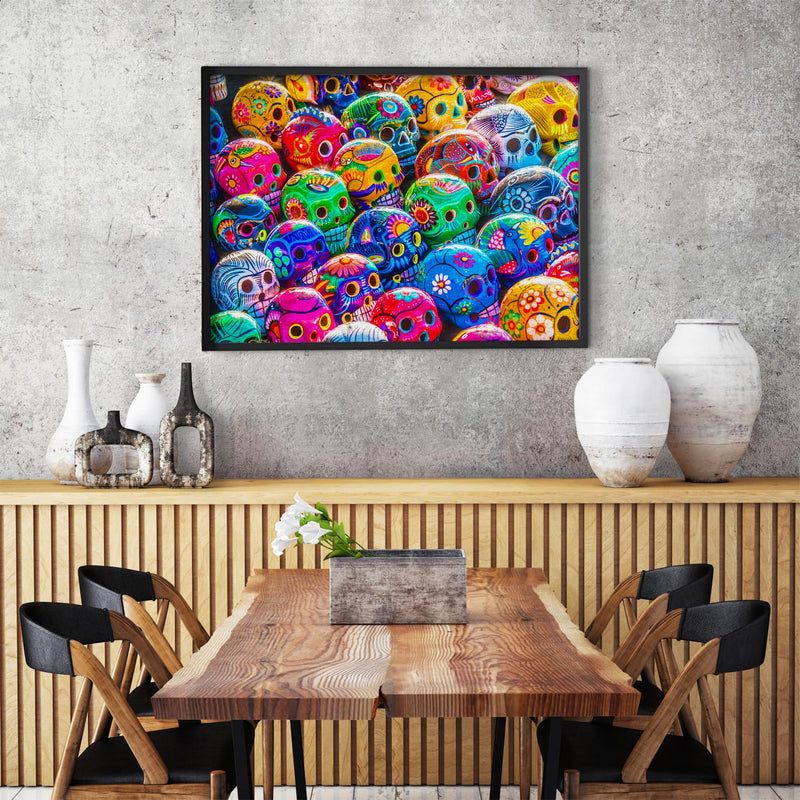 ENJOY - Colorful Skulls (1000-Piece Puzzle) - Limolin 
