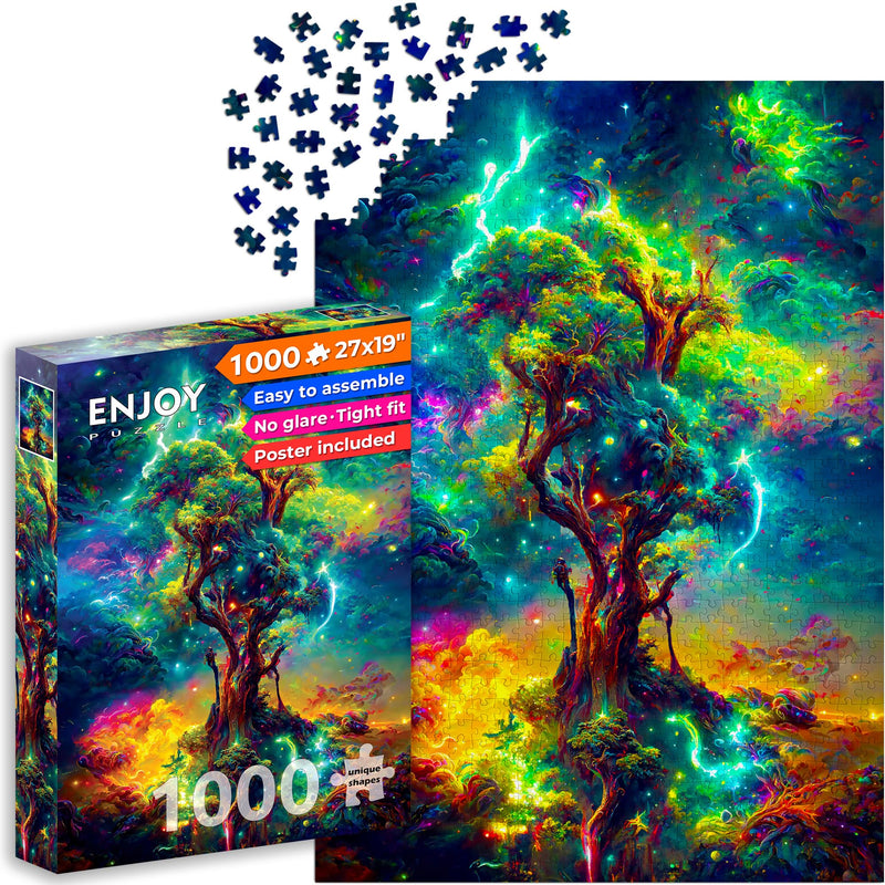 ENJOY - Cosmic Tree of Life (1000-Piece Puzzle) - Limolin 