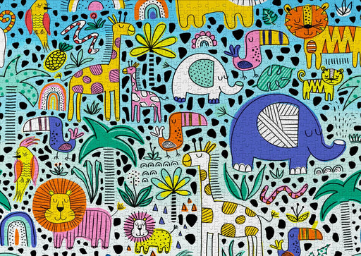 ENJOY - Doodle Safari (1000-Piece Puzzle) - Limolin 