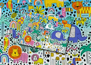 ENJOY - Doodle Safari (1000-Piece Puzzle) - Limolin 