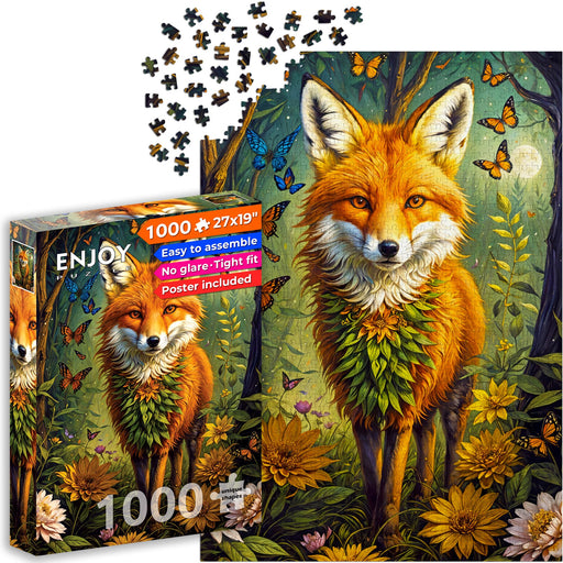 ENJOY - Enchanted Fox (1000-Piece Puzzle) - Limolin 