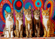 ENJOY - Five Cats (1000-Piece Puzzle) - Limolin 