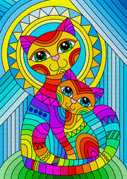 ENJOY - Inseparable Cat and Kitten (1000-Piece Puzzle) - Limolin 