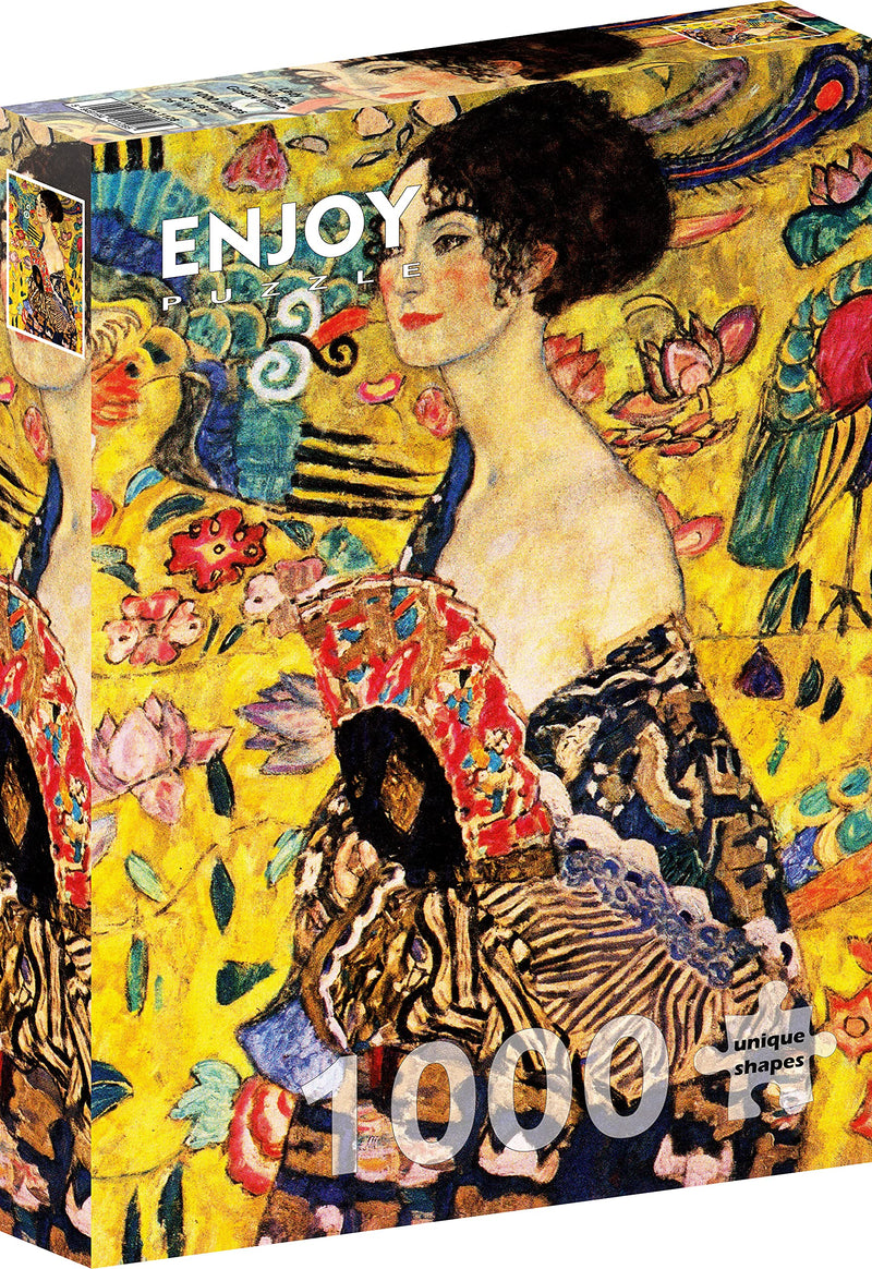 ENJOY - Klimt: Lady with a Fan (1000-Piece Puzzle) - Limolin 