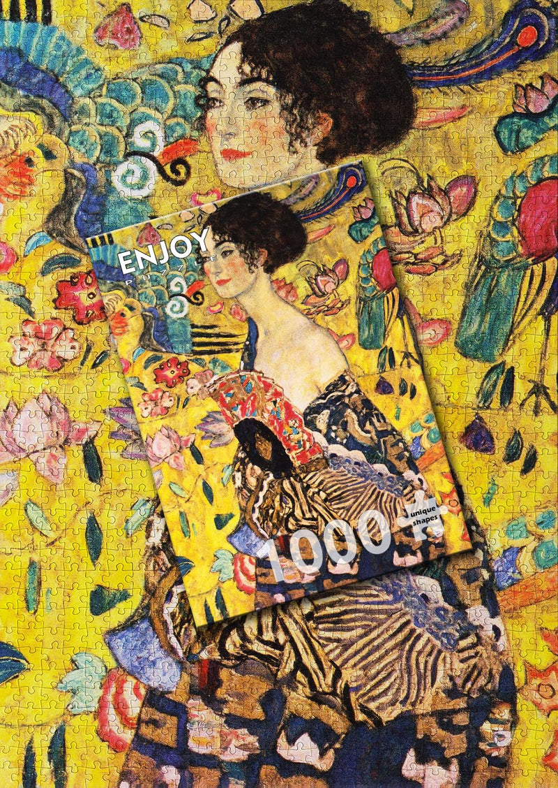 ENJOY - Klimt: Lady with a Fan (1000-Piece Puzzle) - Limolin 