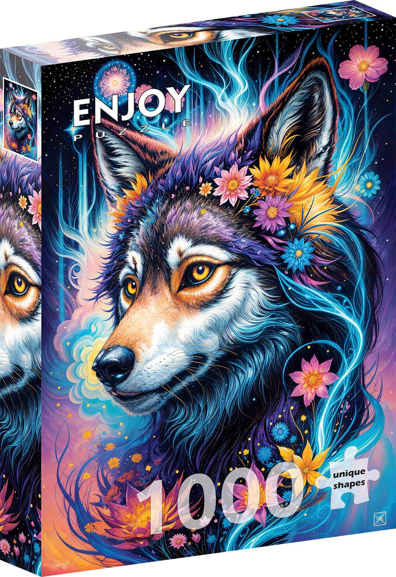 ENJOY - Magical Wolf Portrait (1000-Piece Puzzle) - Limolin 