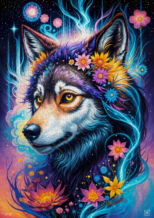 ENJOY - Magical Wolf Portrait (1000-Piece Puzzle) - Limolin 