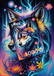 ENJOY - Magical Wolf Portrait (1000-Piece Puzzle) - Limolin 