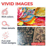 ENJOY - Patterned Fishes (1000-Piece Puzzle) - Limolin 