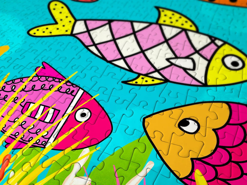 ENJOY - Patterned Fishes (1000-Piece Puzzle) - Limolin 