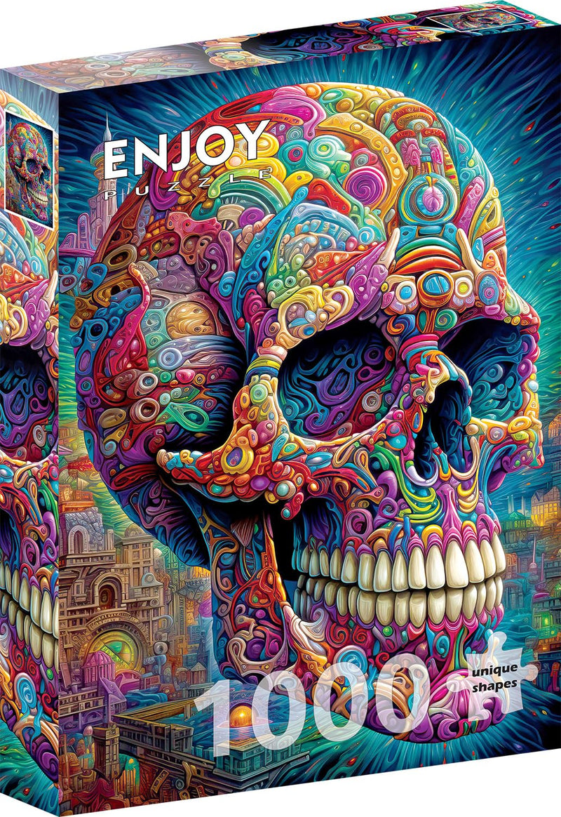 ENJOY - Quirky Skull (1000-Piece Puzzle) - Limolin 