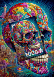 ENJOY - Quirky Skull (1000-Piece Puzzle) - Limolin 
