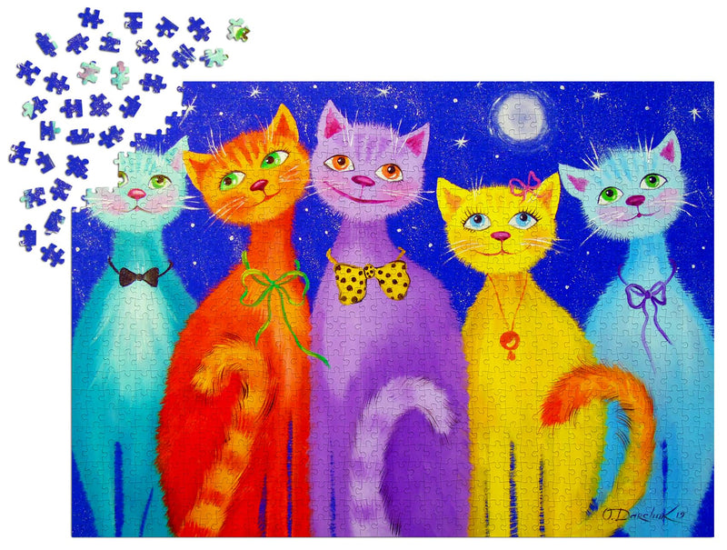 ENJOY - Smiling Cats (1000-Piece Puzzle) - Limolin 