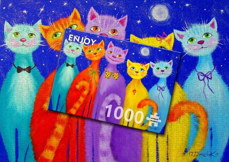 ENJOY - Smiling Cats (1000-Piece Puzzle) - Limolin 