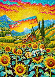 ENJOY - Sunflower House (1000-Piece Puzzle) - Limolin 