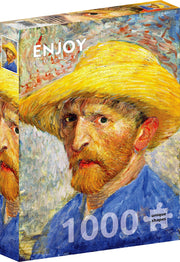 ENJOY - Van Gogh: Self-portrait with a Straw Hat (1000-Piece Puzzle) - Limolin 