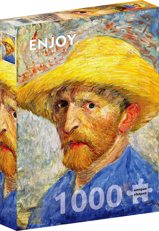 ENJOY - Van Gogh: Self-portrait with a Straw Hat (1000-Piece Puzzle) - Limolin 