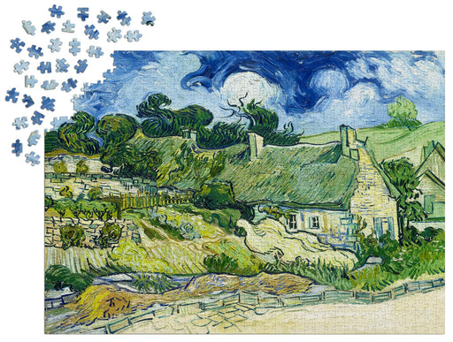 ENJOY - Van Gogh: Thatched Cottages at Cordeville (1000-Piece Puzzle) - Limolin 