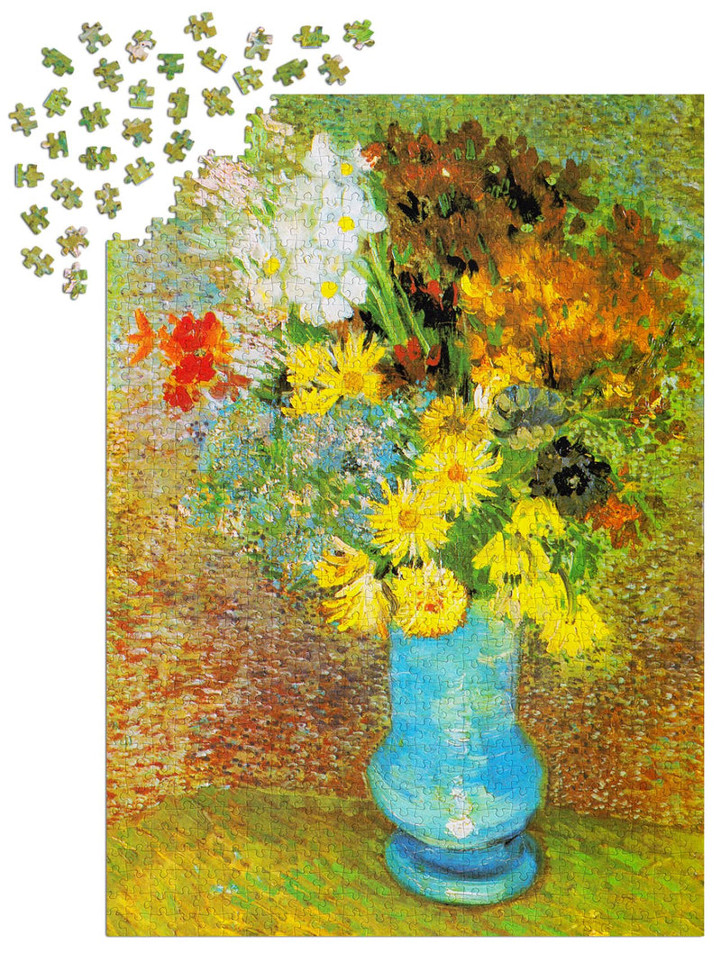 ENJOY - Van Gogh: Vase with Daisies and Anemones (1000-Piece Puzzle) - Limolin 