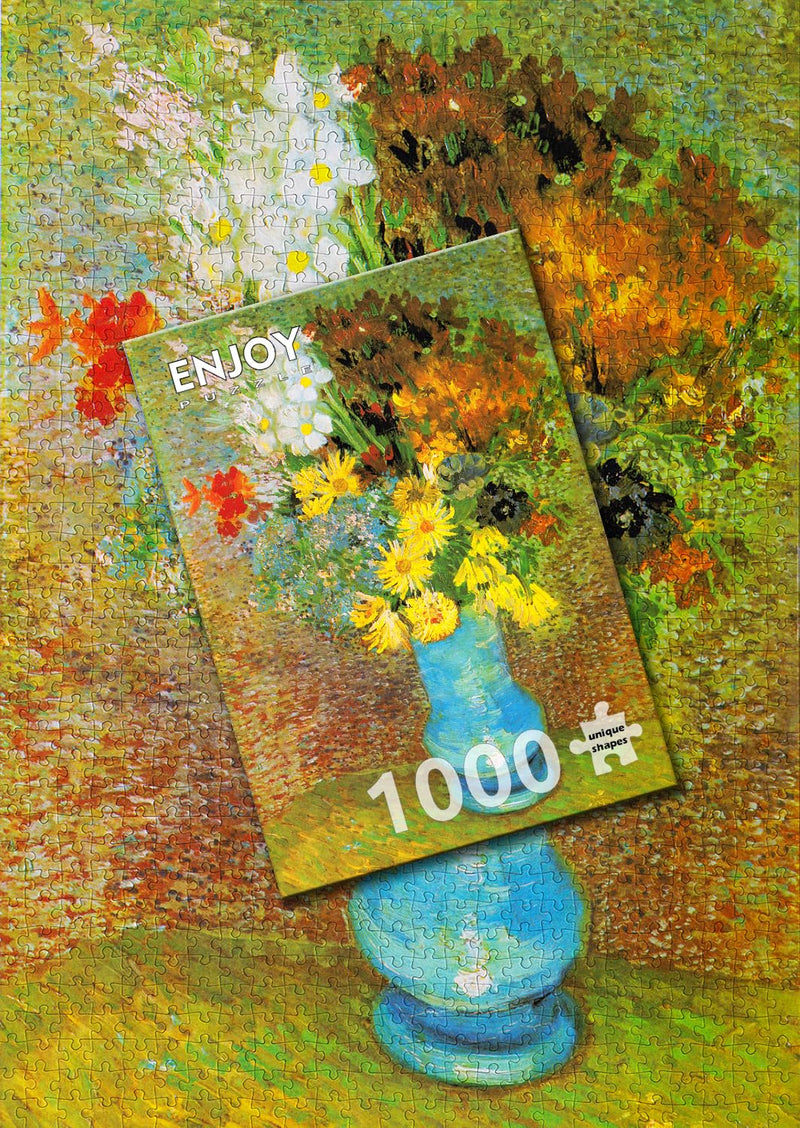 ENJOY - Van Gogh: Vase with Daisies and Anemones (1000-Piece Puzzle) - Limolin 