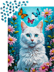 ENJOY - White Cat (1000-Piece Puzzle) - Limolin 