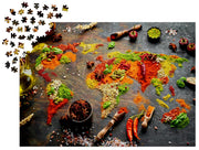 ENJOY - World Map in Spices (1000-Piece Puzzle) - Limolin 