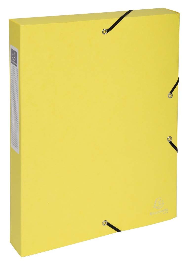 EXACOMPTA - BOX FILE A4 40MM 0.7MM AQUAREL ASS. - ASSORTED COLOURS - Limolin 