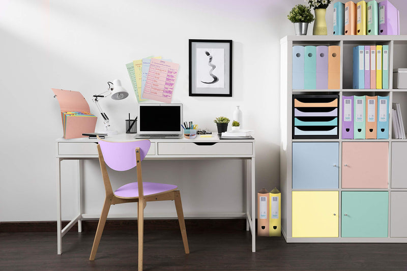 EXACOMPTA - BOX FILE A4 40MM 0.7MM AQUAREL ASS. - ASSORTED COLOURS - Limolin 