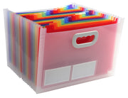 EXACOMPTA - CRYSTAL EXPD FIL W/HAND 33X23.5X25CM 24P - CRYSTAL - Limolin 