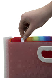 EXACOMPTA - CRYSTAL EXPD FIL W/HAND 33X23.5X25CM 24P - CRYSTAL - Limolin 