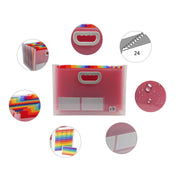 EXACOMPTA - CRYSTAL EXPD FIL W/HAND 33X23.5X25CM 24P - CRYSTAL - Limolin 