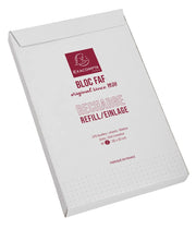 EXACOMPTA - FAF REFILL NO.2 16X10CM 170 SHEETS, DOTS - WHITE - Limolin 