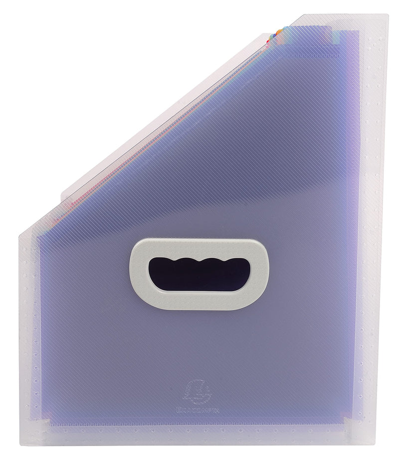 EXACOMPTA - FILE CRYSTAL EXPAND FIL 26.5X32.5CM 12P - CRYSTAL - Limolin 