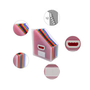 EXACOMPTA - FILE CRYSTAL EXPAND FIL 26.5X32.5CM 12P - CRYSTAL - Limolin 